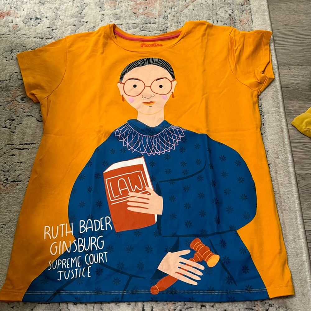 Piccolina Ruth Bader Ginsburg shirt. Excellent Condition.
